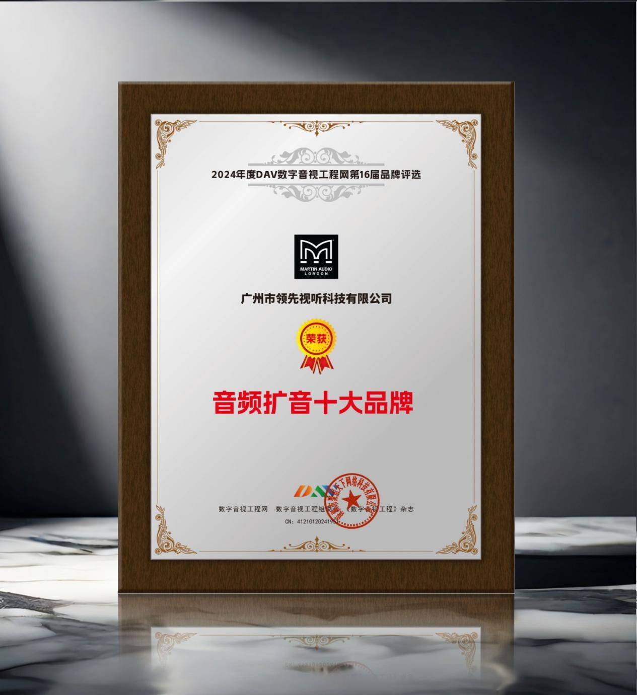 2024年度音频扩音十大品牌”名单公布！k8凯发国际登录喜讯来袭！ DAV01“(图3)