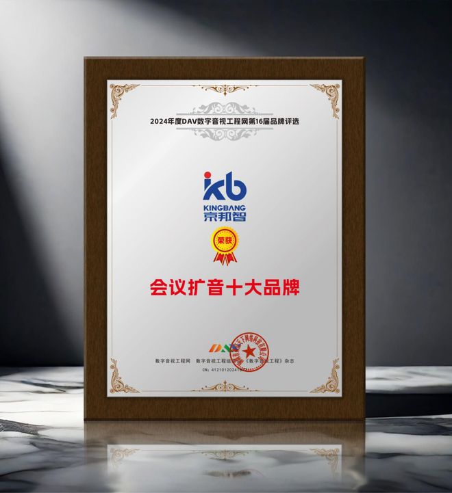 024年度会议扩音十大品牌”获奖名单揭晓凯发k8登录vip重磅！DAV01“2(图11)
